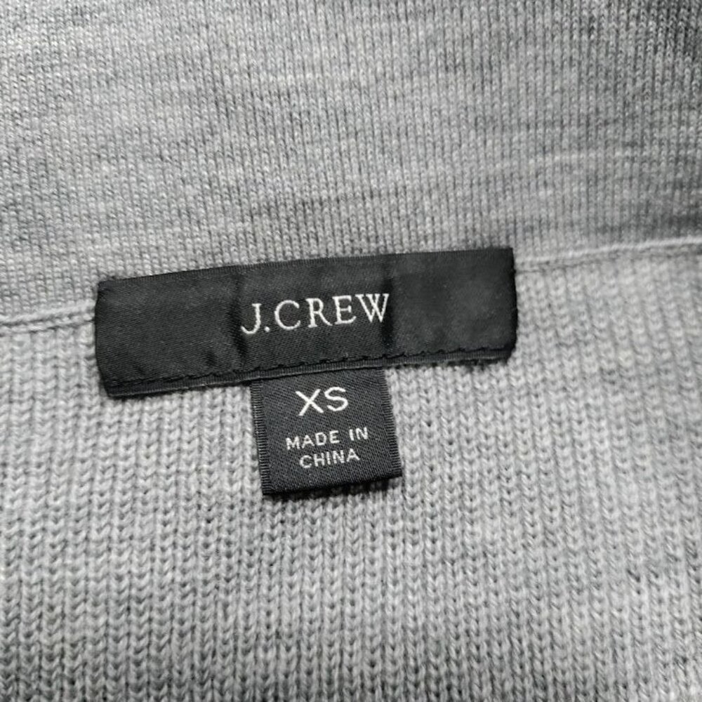 J.Crew Womens XS Gray Merino Wool Blend Wrap Style Midi Skirt - Picture 3 of 12